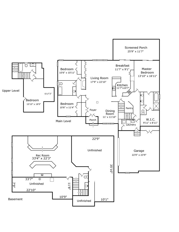530 N Country Club Meadow, Decatur, IL Floorplan